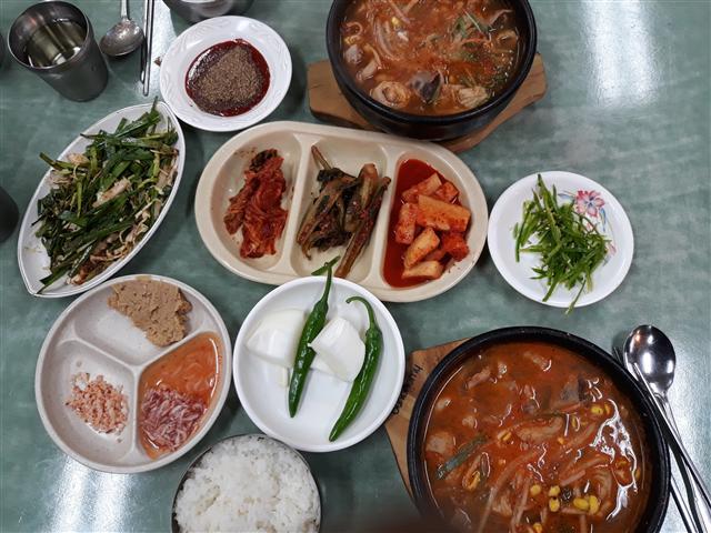 ▲ 순대촌 순대국밥.