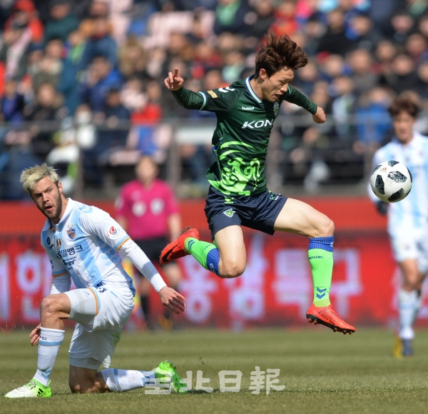 2018 프로축구 KEB하나은행 K리그 전북현대와 울산현대의 개막전 경기. 박형민 기자