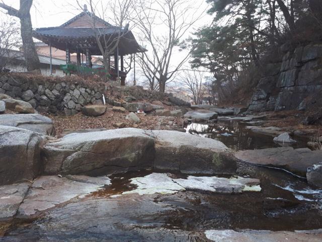 ▲ 남원 산동면 목동리 ‘재간당’ 냇가.