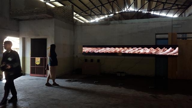 ▲ 1.창작Cell스튜디오에 입주한 이미성 작가 작품 ‘리퀴드크리스탈의 유전자풀’