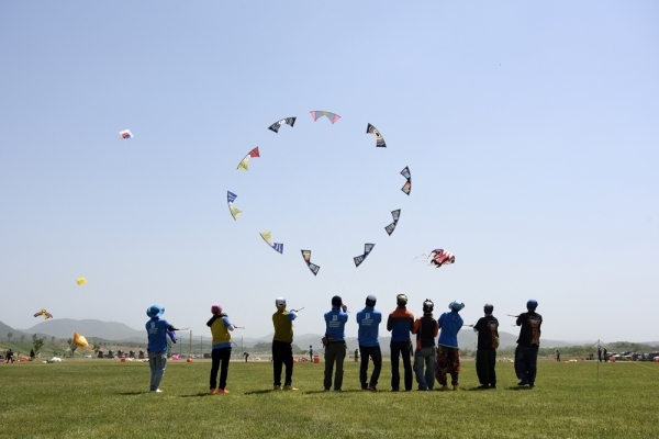 ▲스포츠 카이트 경기