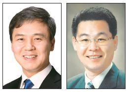 ▲ 김승수 예비후보·권익현 예비후보