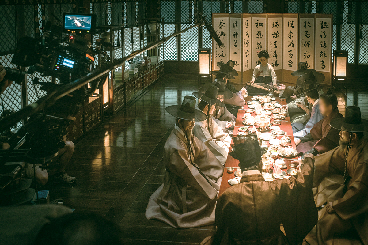 ▲ 영화 ‘임금님의 사건수첩’ 촬영 모습.