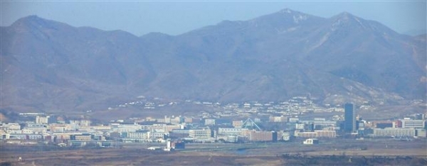 경기도 파주시 접경지역에서 바라본 폐쇄된 개성공단 /사진=연합뉴스