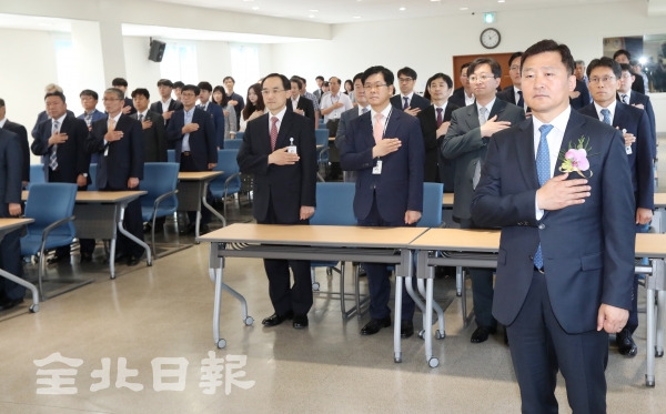 윤웅걸 지검장 취임식. 조현욱 기자