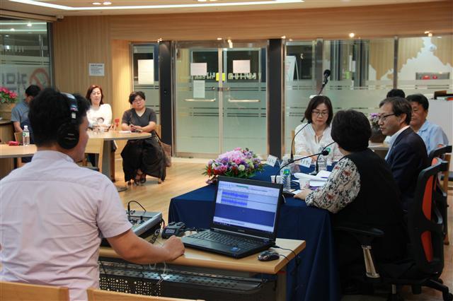 ▲ 전주학부모기자단 꼬뮤니티 라디오.