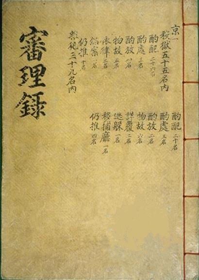 『심리록(審理錄)』