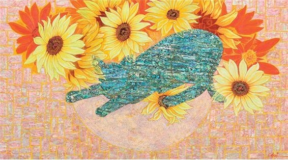 전북미협 '찾아가는 미술관' 최동순 작가 작품 'Into the time…'