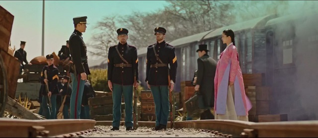 드라마 '미스터 션샤인' 속 남원 서도역. 애신과 제복 입은 유 진 초이가 처음 만나는 장면.