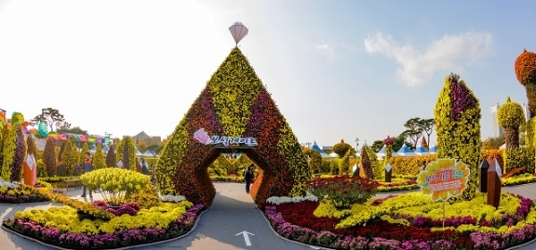 지난해 열린 익산 천만송이 국화축제장 모습. 사진= 익산시 제공