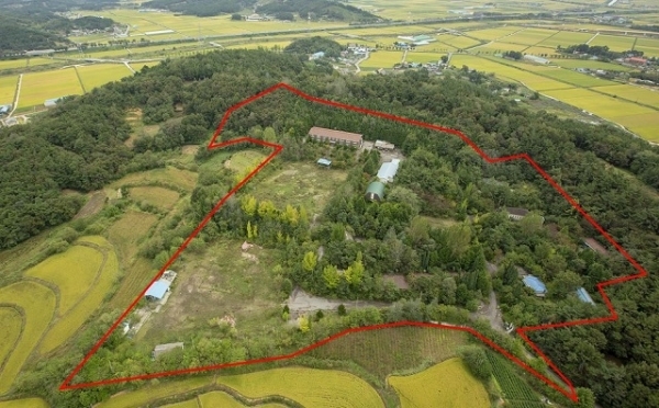 '자립형 스마트 팜 밸리'가 들어설 예정인 군산 대야면 보덕리 일원 전 106연대 본부 부지.