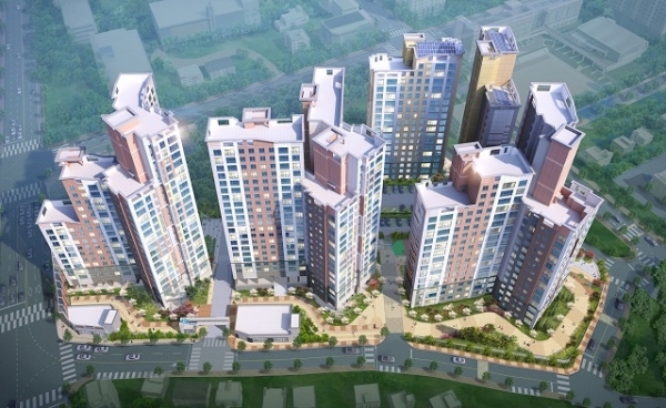 익산 모현 오투그란데 프리미어 조감도.