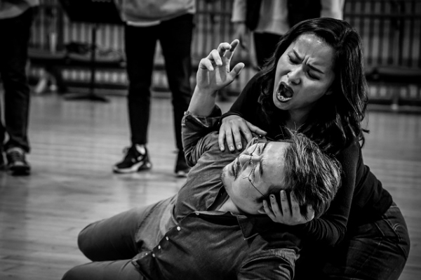 호남오페라단 공연 연습 사진.