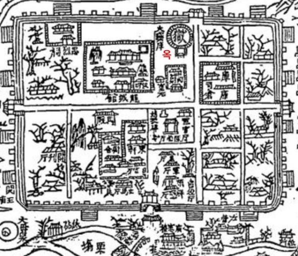 『용성지』내 남원관부도 부분도(1699년)