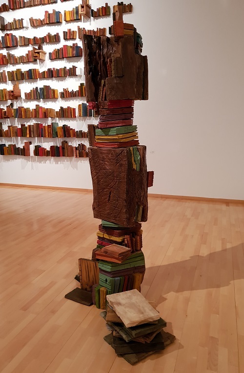 엄혁용 作, 나무·동·3D 프린터, 가변설치, 2018