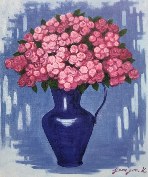 김연주 작품 '미니 장미의 향연'.