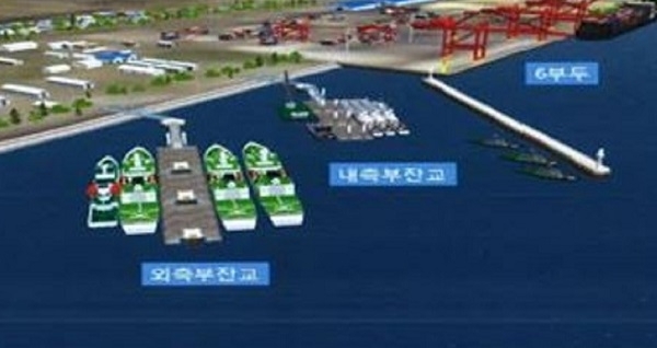 군산해경 전용부두 조감도.