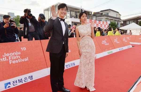 올 해 열린 전주국제영화제 개막식 모습.