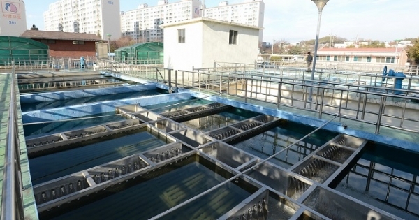 전면 개량공사를 앞두고 있는 남원 월락정수장.