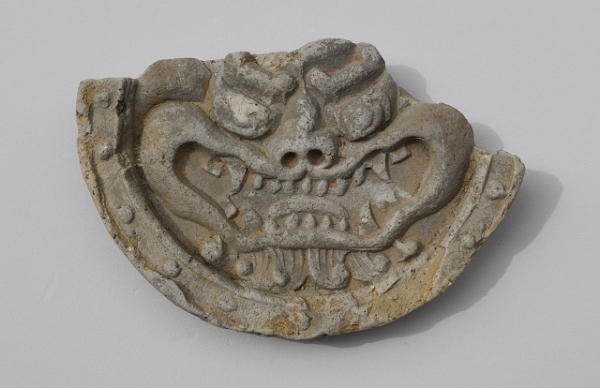 귀면문와당(통일신라).