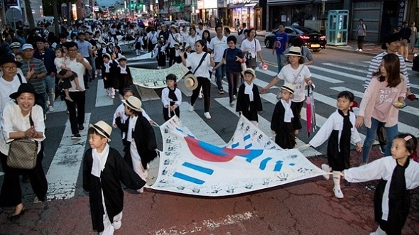 지난해 열린 군산 시간여행축제 모습.