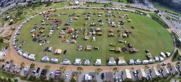 정읍 내장산 캠핑페스티벌 모습.