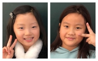 (왼쪽부터) 최연우·강상은 군산 문창초 2학년