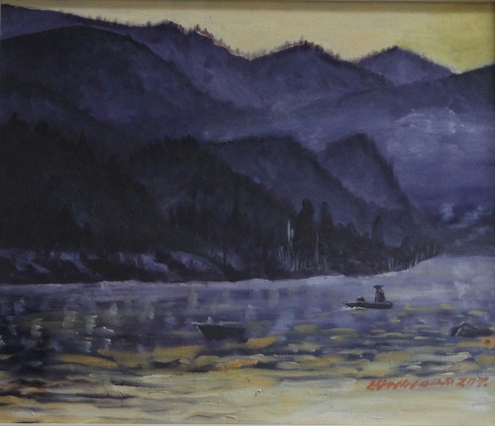 박만용 작품 '새벽'.