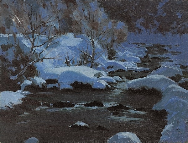 한소희 작품, 캔버스에 유채, 50.5×65.0cm, 1976