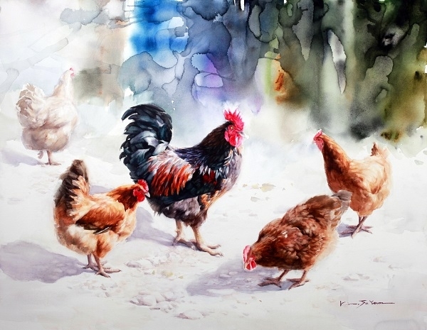 김주연 작품 '기분좋은 날'.