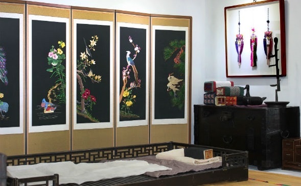 ‘예술로 승화시킨 규방문화’전 작품들.