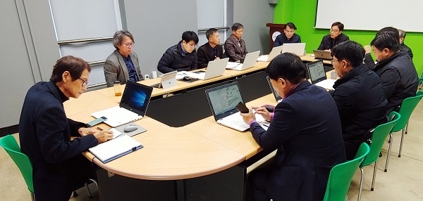 전주시설관리공단의 종이 없는 회의 모습. 사진 제공= 전주시설관리공단