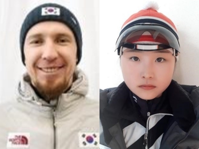 랍신 티모페이(전북바이애슬론연맹), 최윤아(무주고)