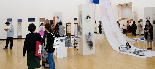 지난해 열린 세계서예전북비엔날레 행사 전시장 모습.