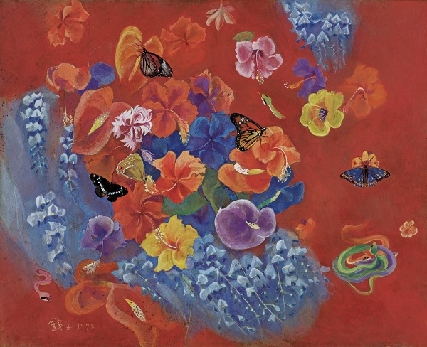 천경자 作, 종이에 유채, 72×90cm, 1978.