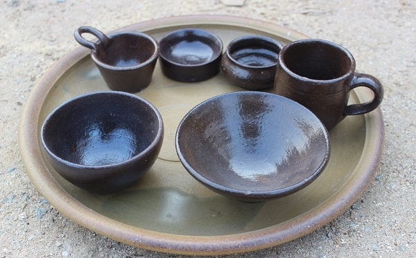 옹기장 1인 식기세트.