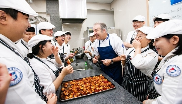 호주 외식 조리 장기과정 연수 모습.