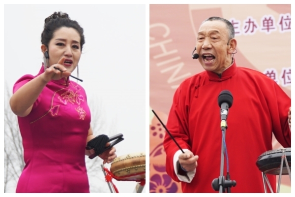 마가서회에서 공연하는 예능인들 모습