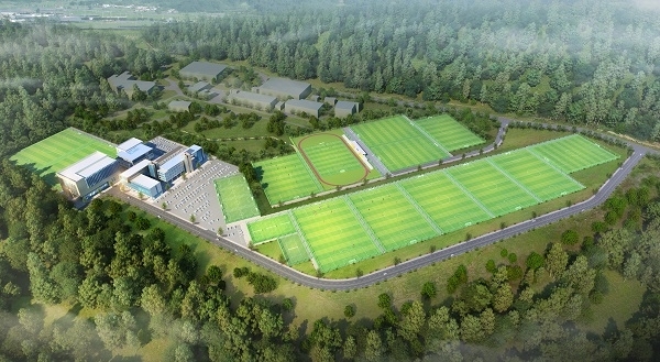 장수군 축구센터 조감도