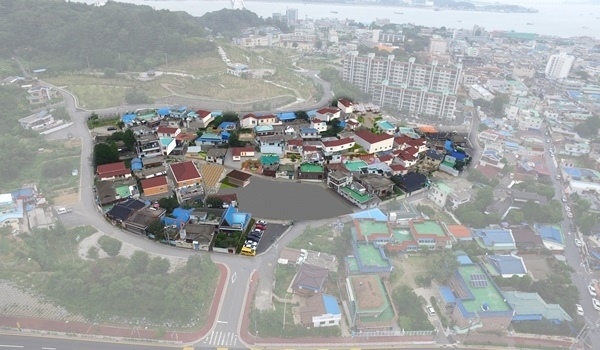 군산 근대마을 조성사업 부지.