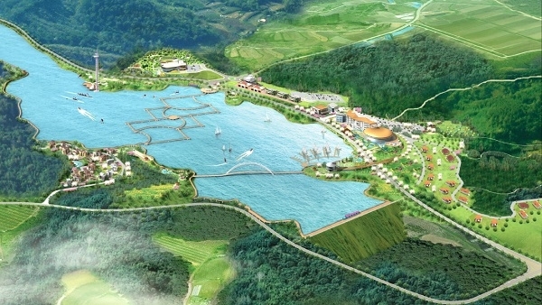 순창 팔덕지 수변개발사업 조감도.