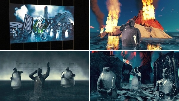 홍남기 작품 ‘memorial’ (다채널영상, 스테레오 사운드, 2018)