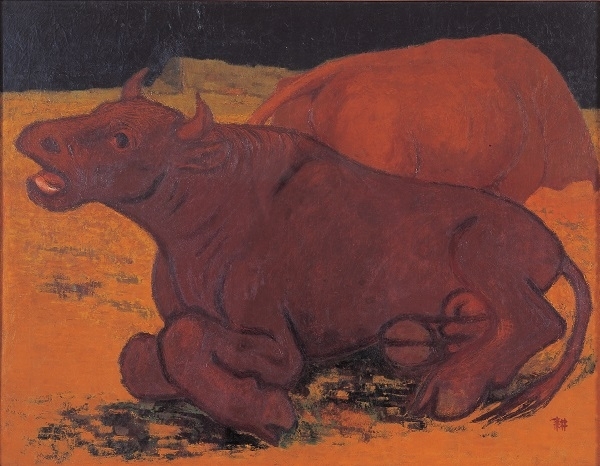 김경 作, 캔버스에 유채, 80×102.5cm, 1954.