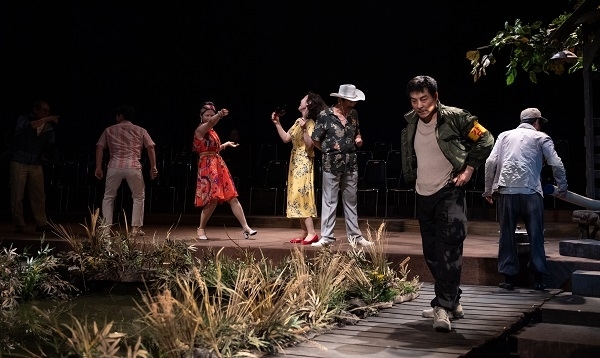 전주시립극단 114회 정기공연 '완장' 공연모습.