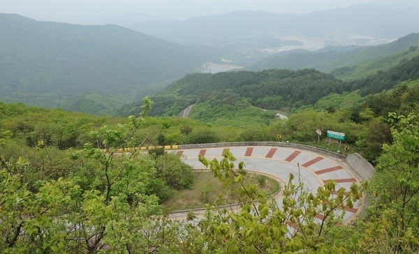지리산 정령치 도로