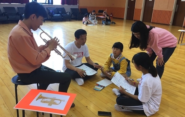 지난해 ‘꼬마 작곡가’ 활동 모습