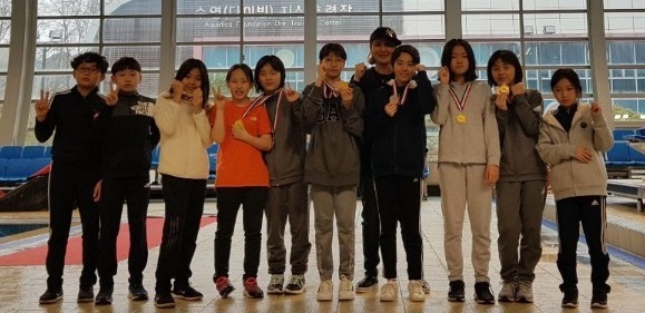 전주 서일초 수영팀