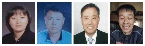 (왼쪽부터) 백현숙, 남상일, 하광호, 엄재청 씨