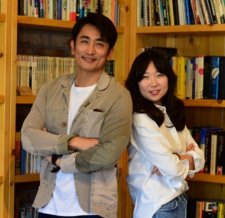 차인표 감독과 전혜림 감독. 사진제공=전주국제영화제