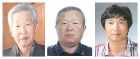 (왼쪽부터) 애향장 김종호, 산업공익장 윤재석, 문화체육장 홍성진 씨